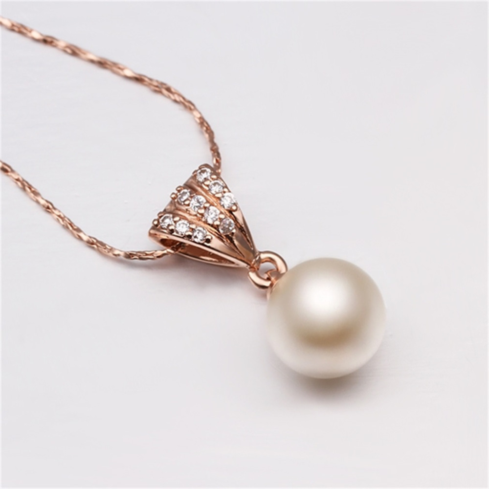 N641 Wholesale! 18K Real Gold Plated Fashion Imitation Pearl