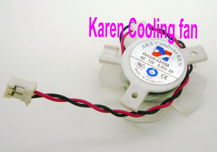 原装ARX 4CM FS1240-A3112A 4010 12V 0.09A 2线显卡散热风扇