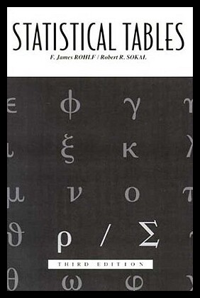 【预售】Statistical Tables