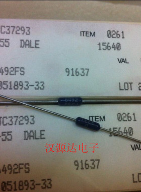 RNC55J6492FS ERC-55 64.9K 1% 1/8W 6492 VISHAY直插电阻