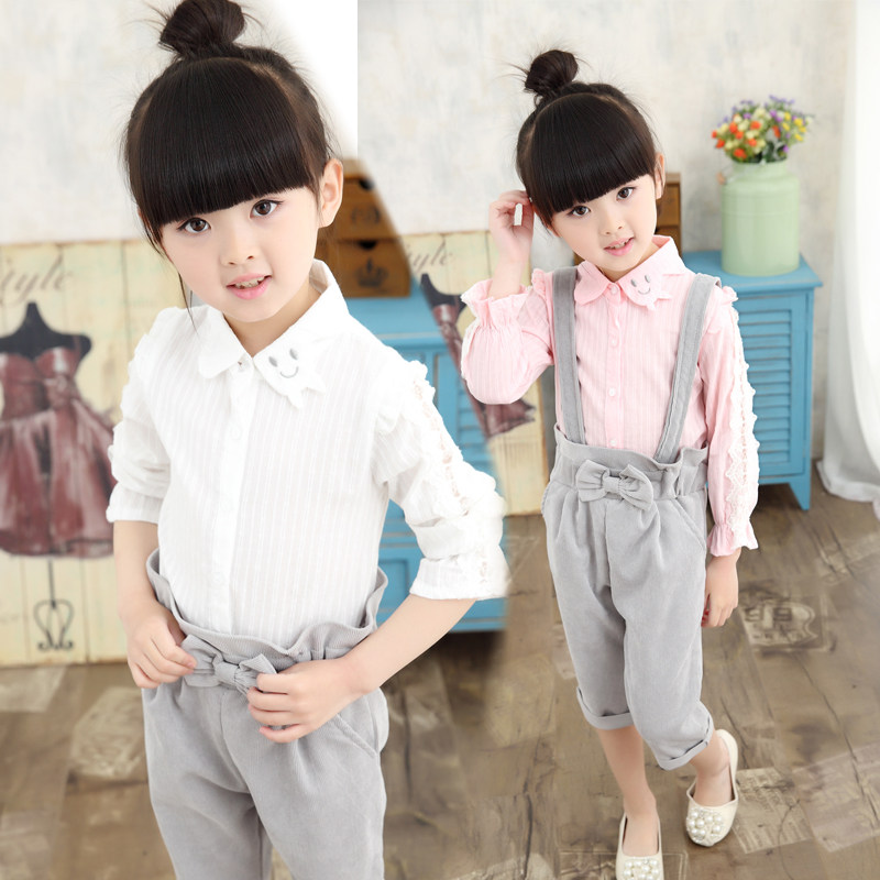 Chemise fille à manche longue - Ref 2084960 Image 1