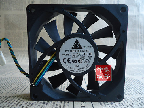 台达 EFC0812DB 8015 12V 0.50A 8CM/厘米PWM控速大风量风扇