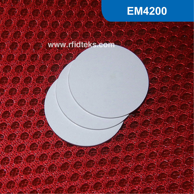 25MM RFID钱币卡 低频EM4200圆形卡 RFID异形卡 EM4200芯片