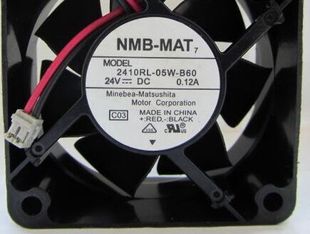 05W 2410RL B60 24V 变频器风扇 6025原装 0.12A NMB散热风扇