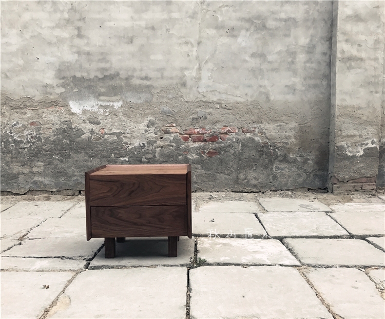 秋山匠人北欧中式日式纯实木白