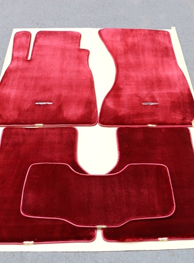 奔驰S320 S600  C63 GLS450 GT50AMG GLC260E300L专用羊毛绒脚垫