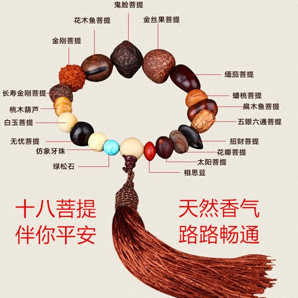 菩提保平安符汽车菩提车载汽车挂件档位珠车内饰品摆件车饰上挂饰