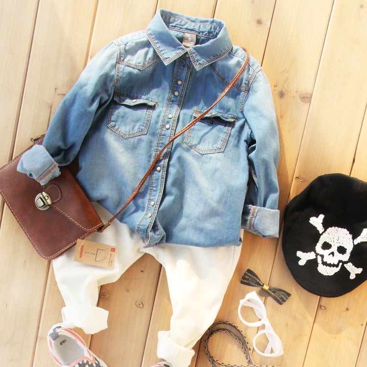 Chemise fille à manche longue - Ref 2084860 Image 5