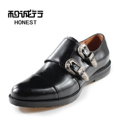 And grey sheep 2015 spring new style men's shoes high-end leather cowhide Derby shoes 0440054