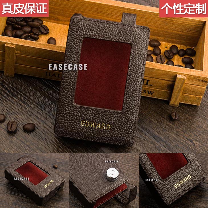 B1开窗款EASECASE定制 VentureCraft VALOQ真皮套保护套 牛颈深咖 个性定制/设计服务/DIY 其他数码配件定制 原图主图