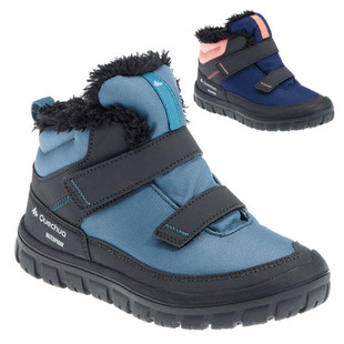 迪卡侬婴幼儿童宝宝男孩女孩运动鞋登山保暖防水防滑加绒雪地靴