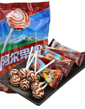 包邮阿尔卑斯棒棒糖可乐味喜糖