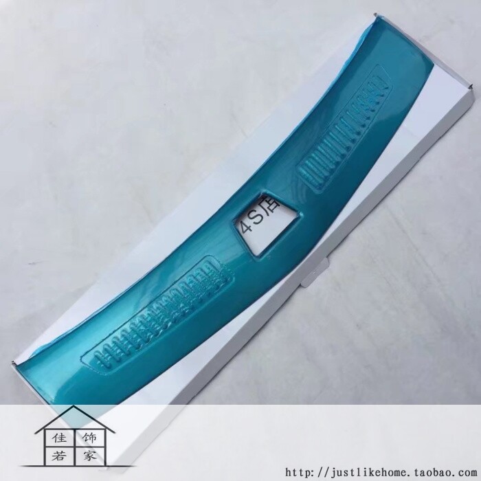 凯迪拉克XT5/SRX 专用拉丝不锈钢内置后护板尾箱防护上下后杠踏板