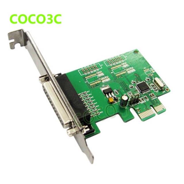 PCI Express并口卡 工业级原生并口LPT pci-e转DB25 打印机接口