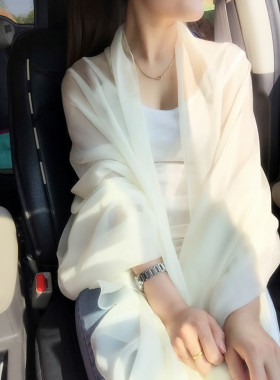 纯色糖果色丝巾沙滩巾