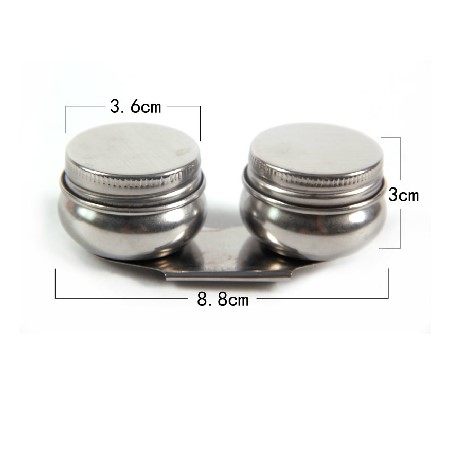 油画不锈钢调色油壶直筒绘画单只