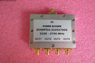 SMA 10W 射频同轴4路 频率可定制 2225 一分四功分器 2700MHz