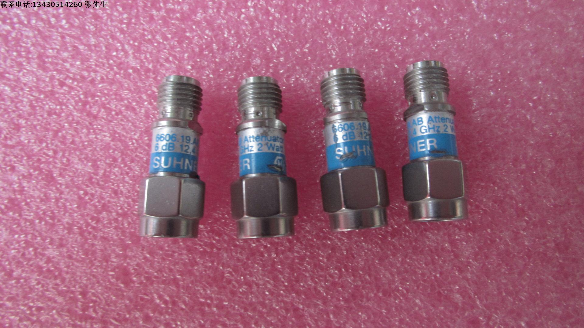 H+S进口 6606.19.AB 6dB DC-18GHz 2W SMA RF 射频微波同轴固定衰减器 质量包好，包能用  可提供详细测试图