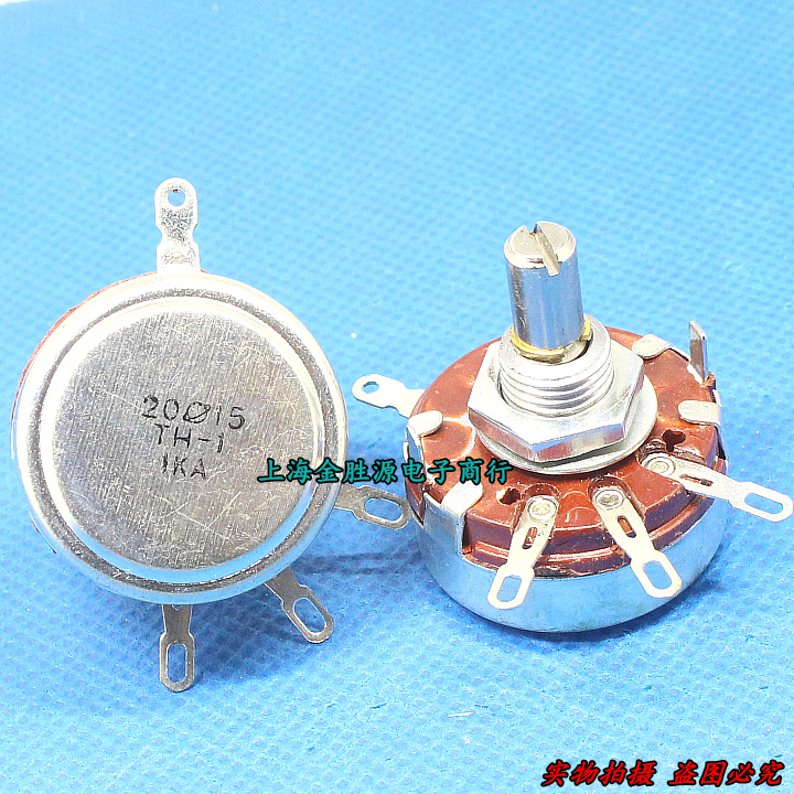 上海产 WTH118 可调电位器 TH-1 1K 1KA 单圈碳膜电位器 原装现货