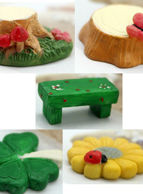 森林微景观花盆多肉树脂工艺摆件