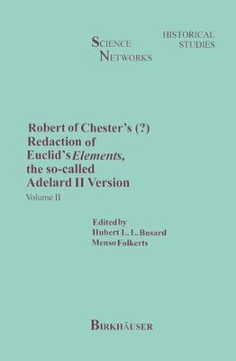 【预售】Robert of Chester S Redaction of Euclid S Elem...