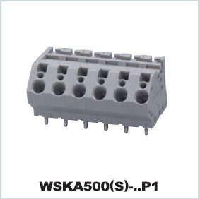 台湾町洋 PCB 弹簧直焊式接线端子WSKA500(S)-..P1