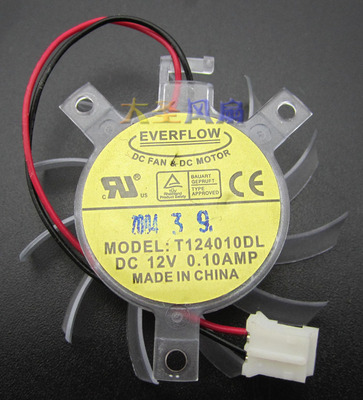 显卡风扇EVERFLOWT124010DL