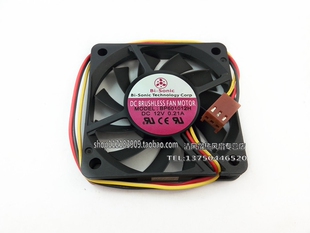 全新 百瑞Bi-Sonic BP601012H 6010 12V 0.21A 6CM CPU 电源风扇