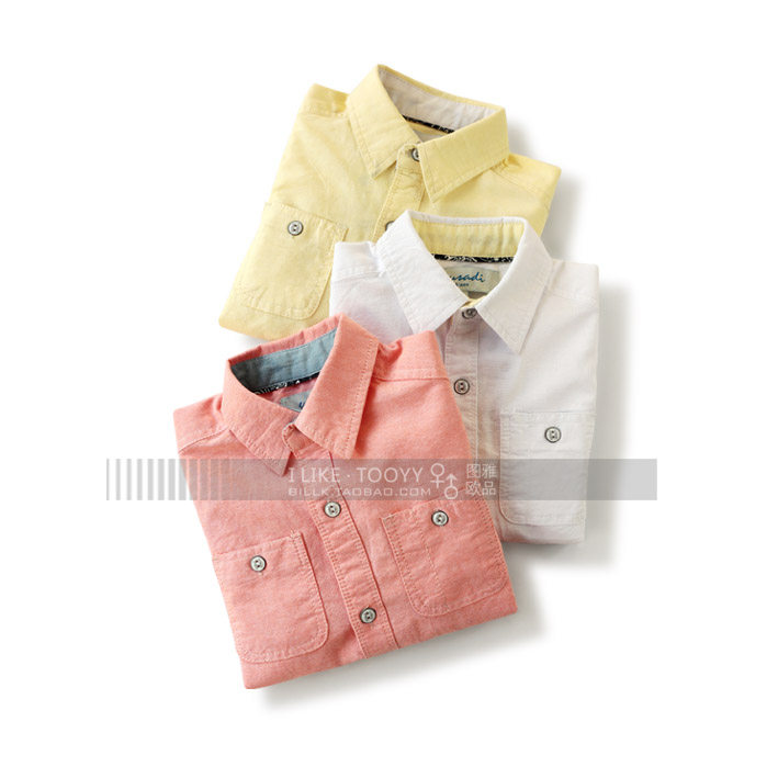 Chemise garcon à manche longue - Ref 2077247 Image 1