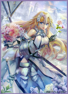 【蓝海卡牌】FateFGORuler圣女贞德会场限定卡套原包60枚单张现货