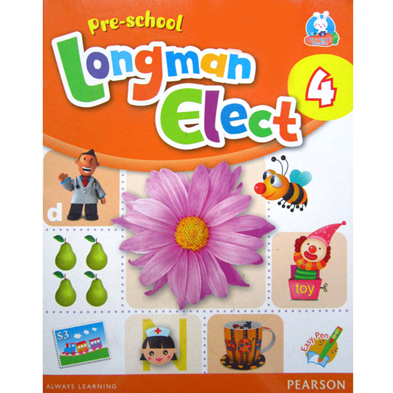 原版进口培生朗文 3-6岁幼儿英语教材 Pre-school Longman Elect  Talking 4 教学用大书