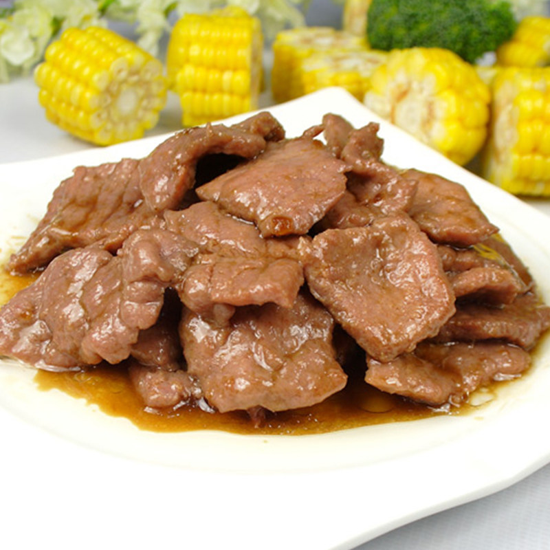 黑椒牛肉片半成品火锅烤肉食材5份装2斤黑椒牛柳中餐