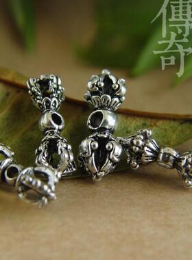 藏银金刚杵手串念珠饰品配件组装材料DIY制作藏式搭配配饰文玩件