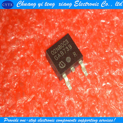 创亿腾翔‖贴片高压管 02N80C3 TO252封装 原装 实物现货