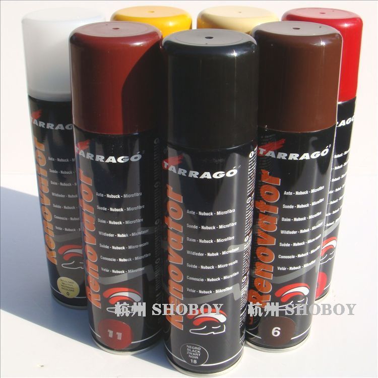 原装进口西班牙鞋油TARRAGO泰雅高鞋油翻毛皮几皮磨砂皮补色翻新