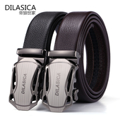 带韩版 男士 皮带头层牛皮青年休闲自动扣腰带男真皮商务裤 潮流皮带