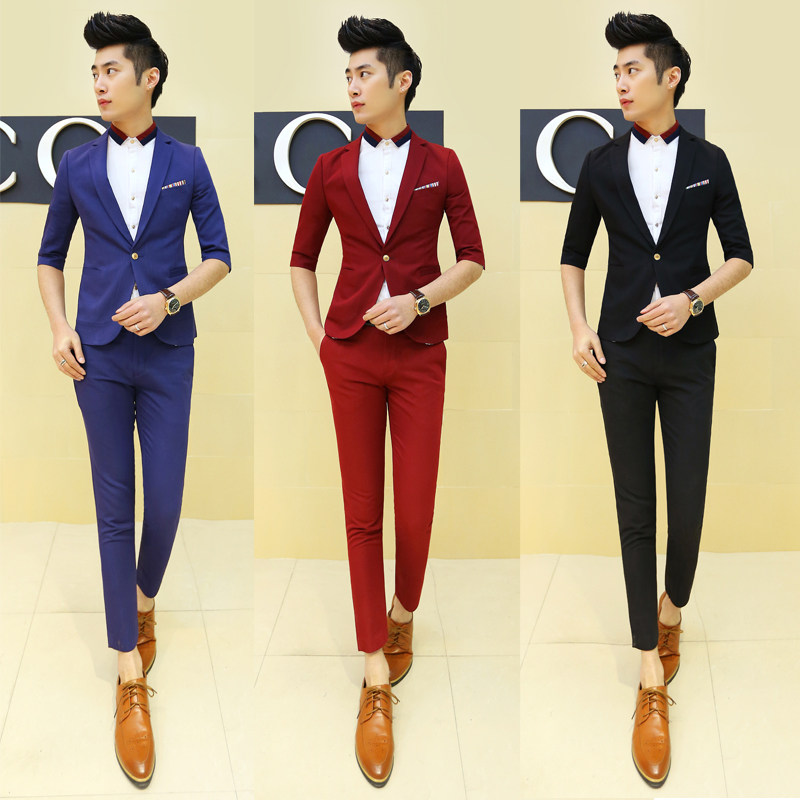 Costume homme en coton pour printemps - Ref 1578869 Image 1