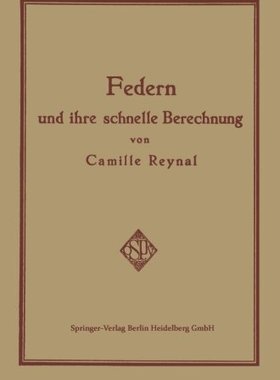 【预订】Federn Und Ihre Schnelle Berechnung
