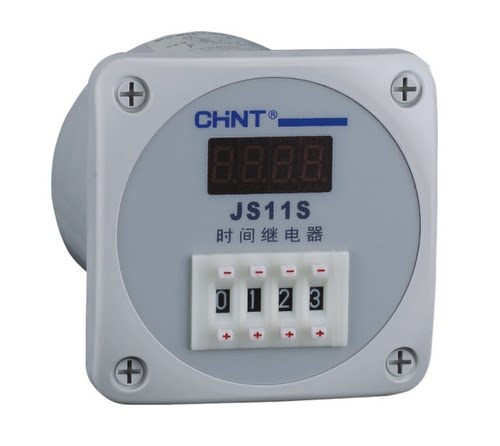 原装正泰时间继电器JS11S 999S 9999S  99.99S 99min59s 220V380V