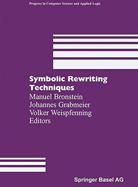 【预售】Symbolic Rewriting Techniques