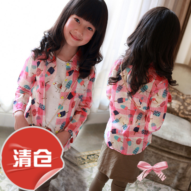 Chemise fille à manche longue - Ref 2088939 Image 1