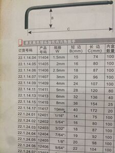 。台湾SWELL 黑色球头加长内六角扳手 单支六角匙 1.5-10MM