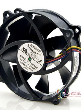 EVERFLOW F129025SU 9025 12V 0.38A 4线 pwm 散热风扇 CPU风扇