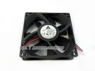 AFB0924SH 9025 24V 0.50A 9CM/厘米 大风量 2线 变频器散热风扇