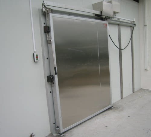 长江制冷 高效 冷库门 电动冷库平移门-运行稳定低噪音