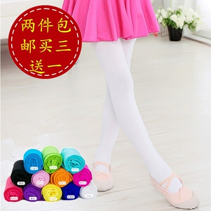 春秋儿童连裤袜天鹅绒弹力舞蹈袜裤宝宝打底裤女童5-7-9-11岁袜子