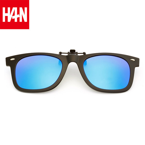 近视专用 HAN 汉 近视太阳镜偏光夹片 聚划算+优惠券折后￥29包邮（￥49-20）多色可选