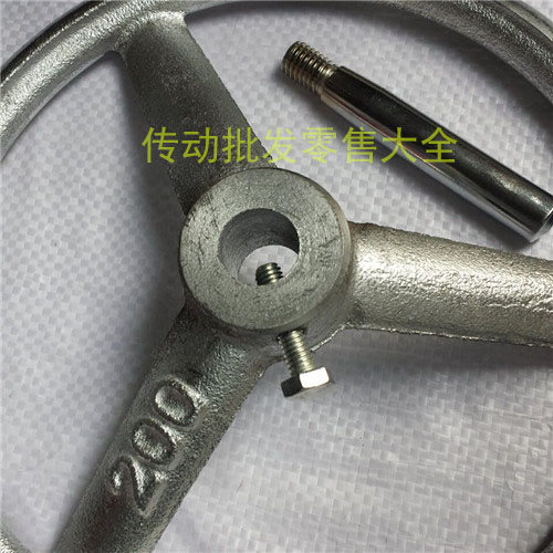 机床铸铁手摇轮镀铬顶丝