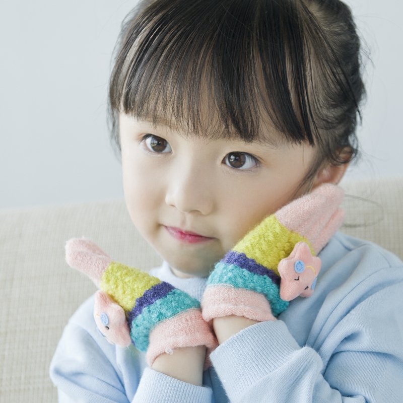 Gants pour fille en acrylique - Ref 2150190 Image 1