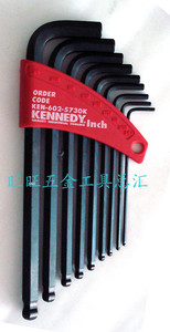 进口英国肯尼迪 KENNEDY 英制球头内六角扳手 KEN-602-5730K